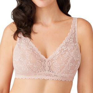 NWT Wacoal Soft Sense Bralette 2XL Nude NEW